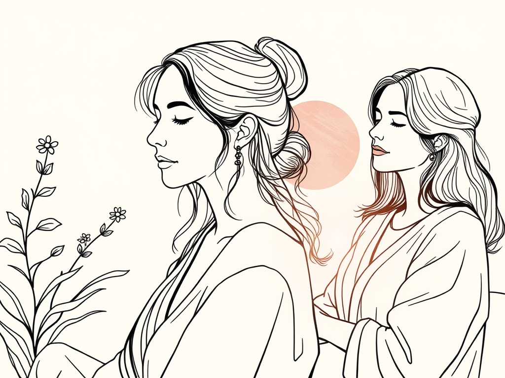 Mindful and spiritual picture